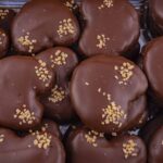 palmeritas cubiertas de chocolate